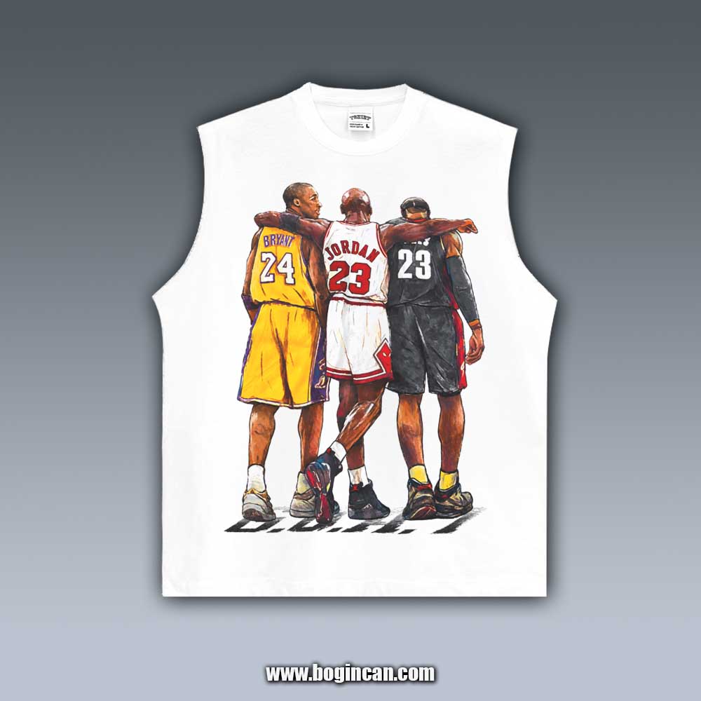 VINTAGE TANK TOP | KOBE AND JORDAN AND JAMES V9.8