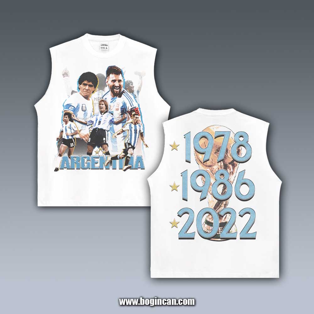 VINTAGE TANK TOP | ARGENTINA WORLD CUP LEGACY 5.14