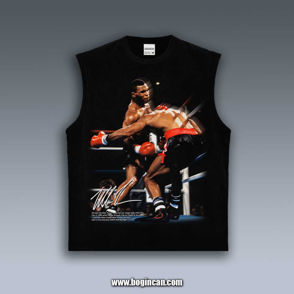 VINTAGE TANK TOP | MIKE TYSON DEBUT IN 1986