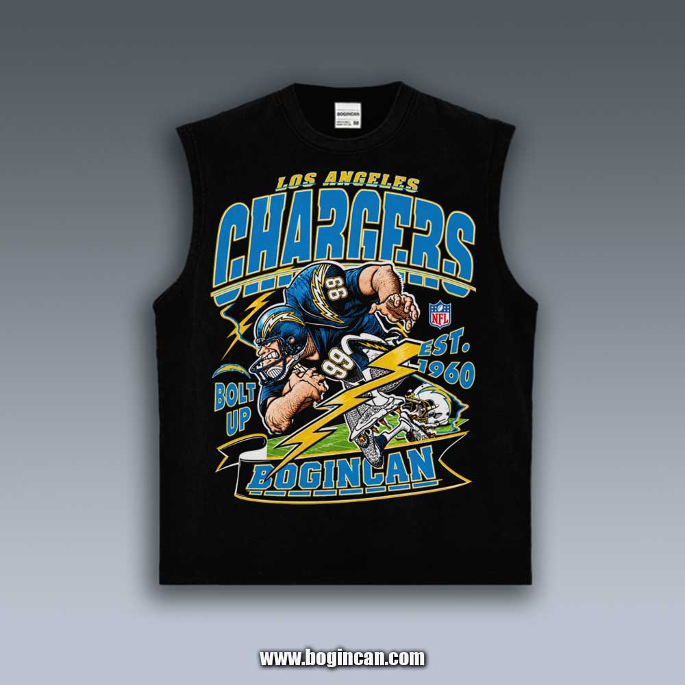 VINTAGE TANK TOP | CHARGERS 10.14