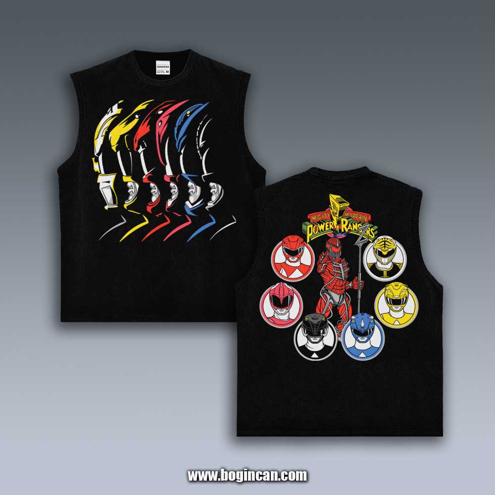 VINTAGE TANK TOP | POWER RANGERS AOP 5.27