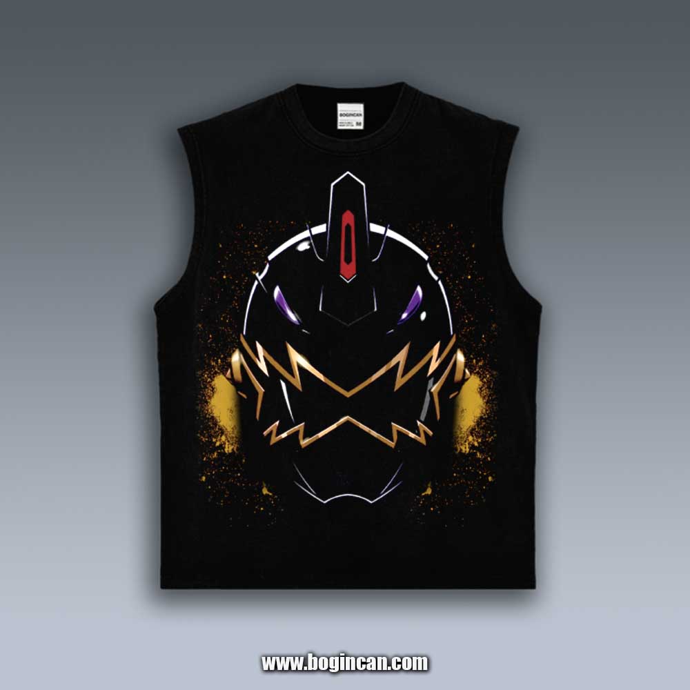 VINTAGE TANK TOP | BLACK DINO RANGER 5.27