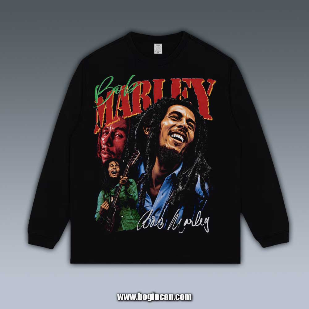 VINTAGE LONG SLEEVE TEE | BOB MARLEY 5.27.2
