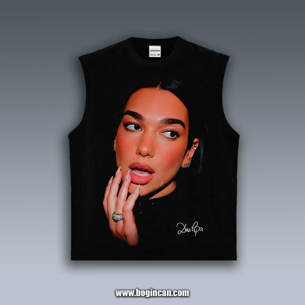 VINTAGE TANK TOP | DUA LIPA FACE 10.22