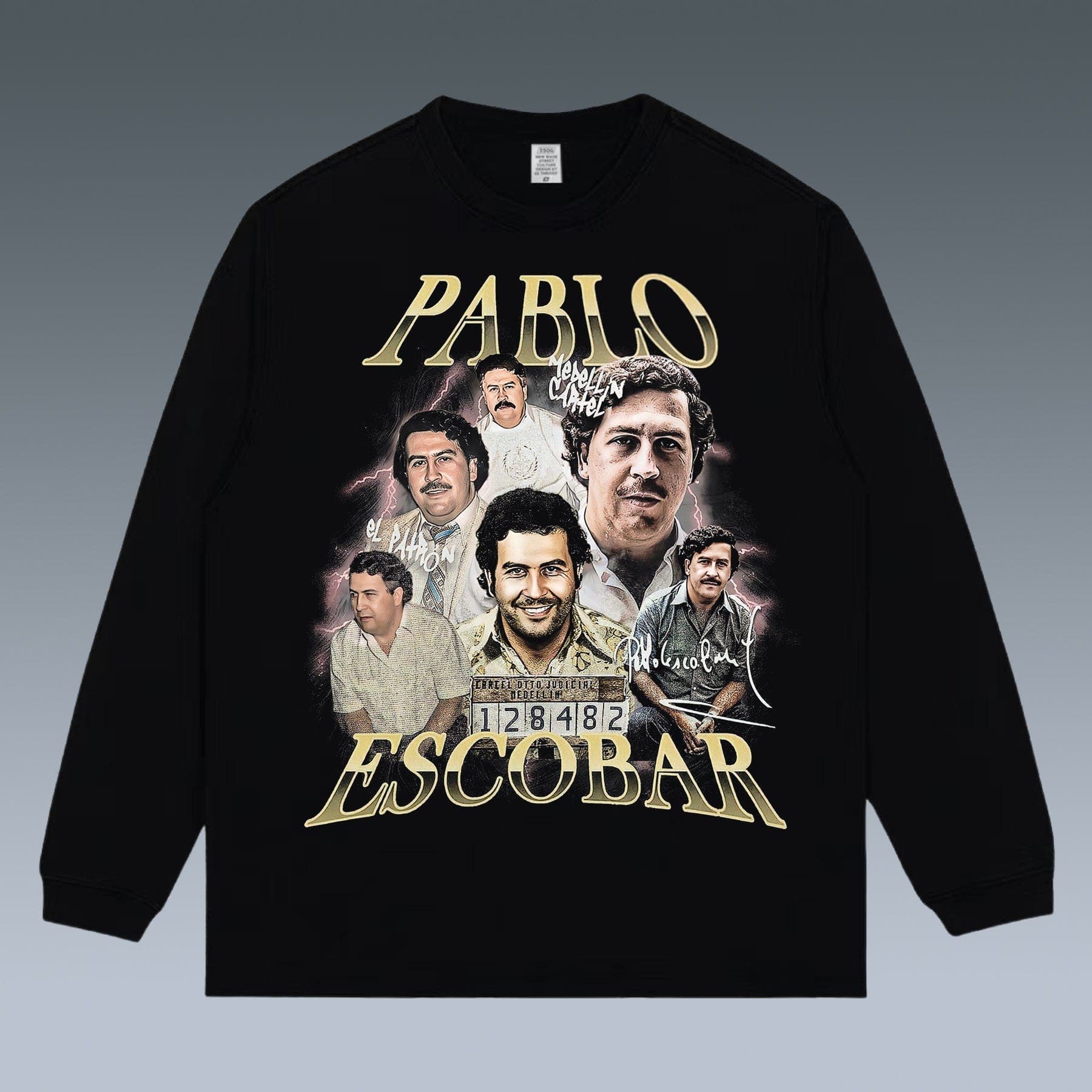 VINTAGE LONG SLEEVE TEE | PABLO ESCOBAR