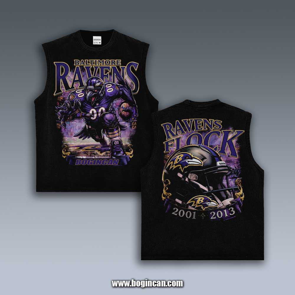 VINTAGE TANK TOP | RAVENS FLOCK 10.14