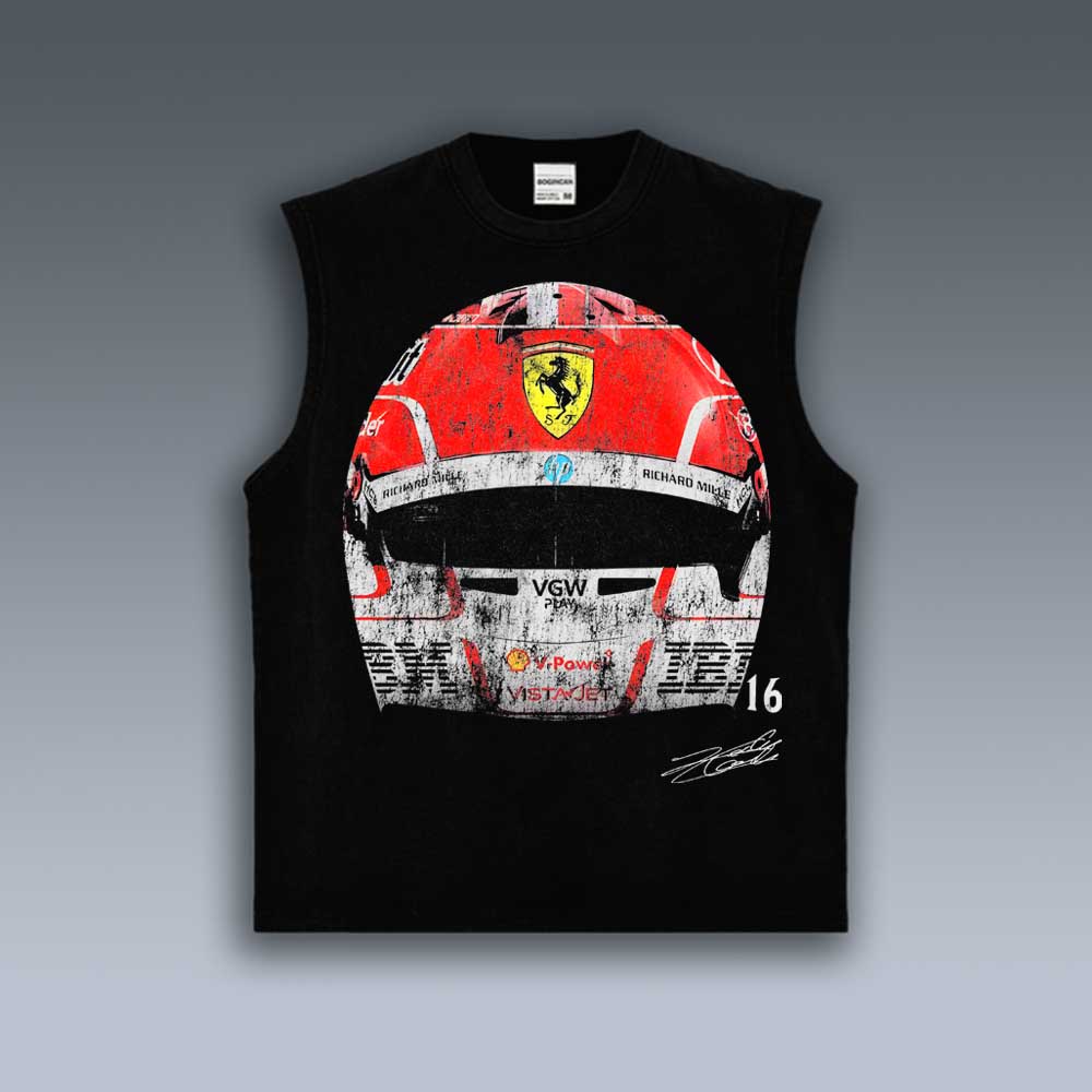 VINTAGE TANK TOP | LECLERC HELMET 9.4