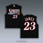 VINTAGE TANK TOP | LEBRON JAMES 76ERS 7.27.3