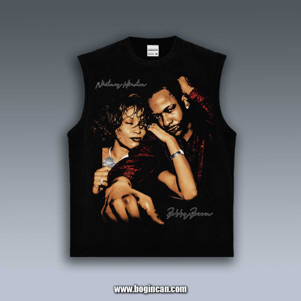 VINTAGE TANK TOP | WHITNEY HOUSTON BOBBY BROWN