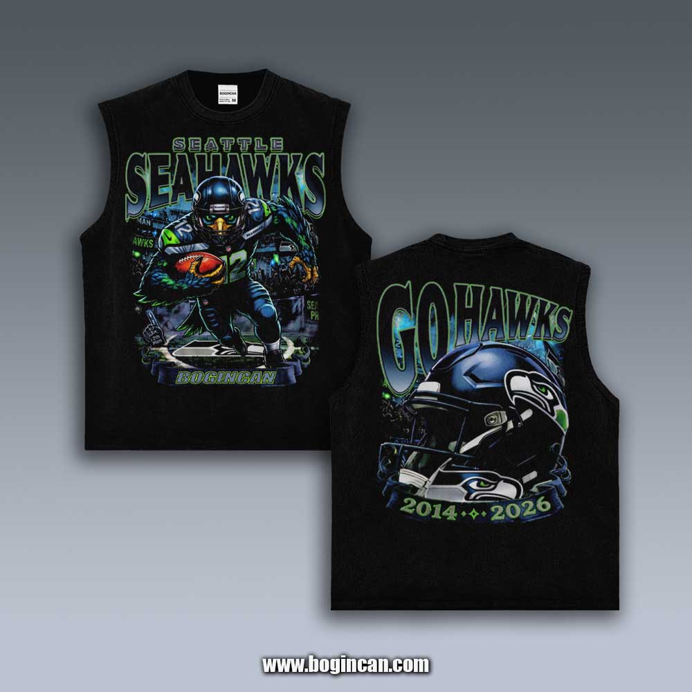 VINTAGE TANK TOP | GO HAWKS 10.14