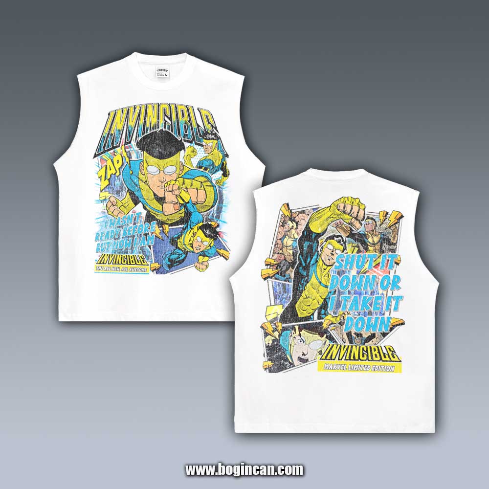 VINTAGE TANK TOP | INVINCIBLE 5.22