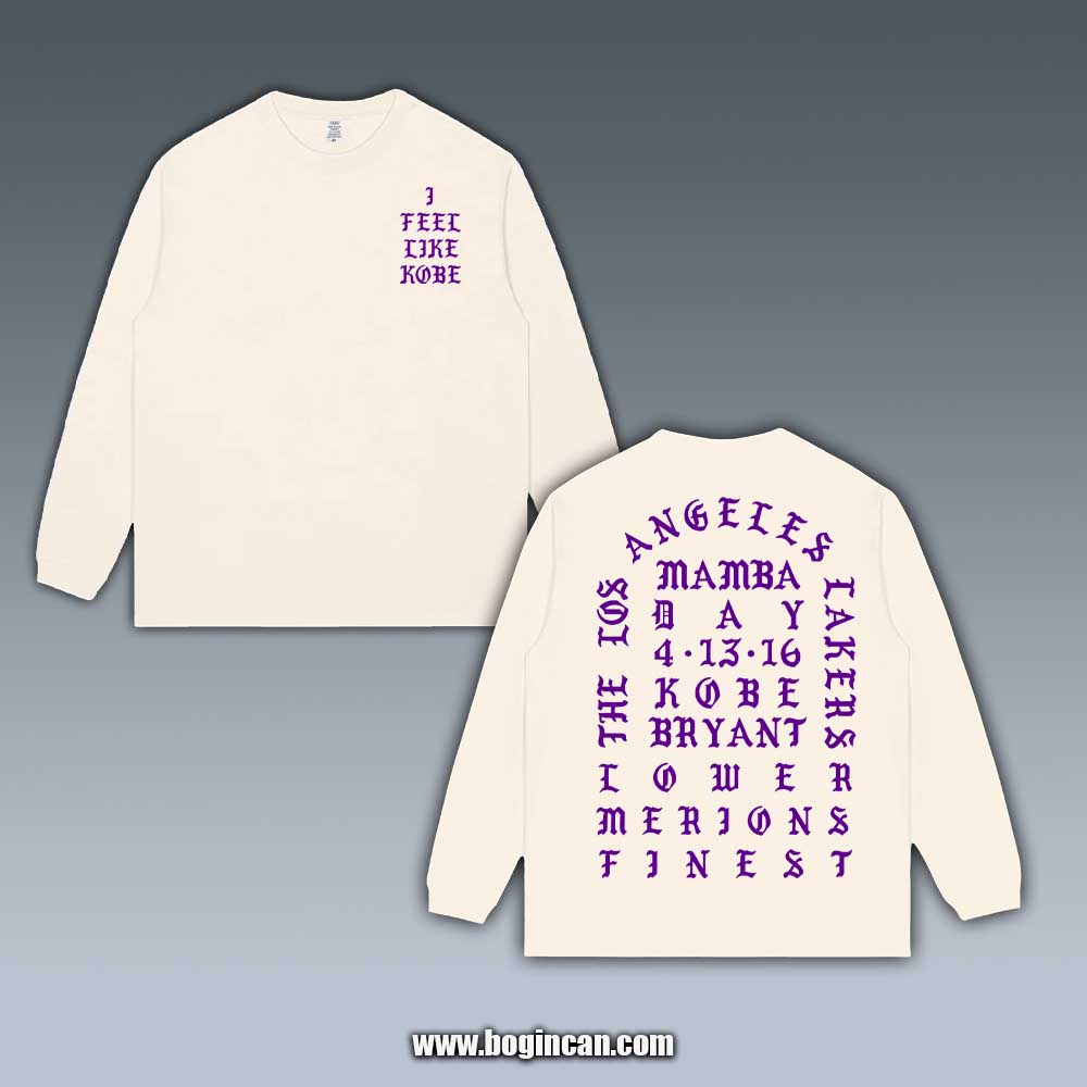 VINTAGE LONG SLEEVE TEE | I FEEL LIKE KOBE