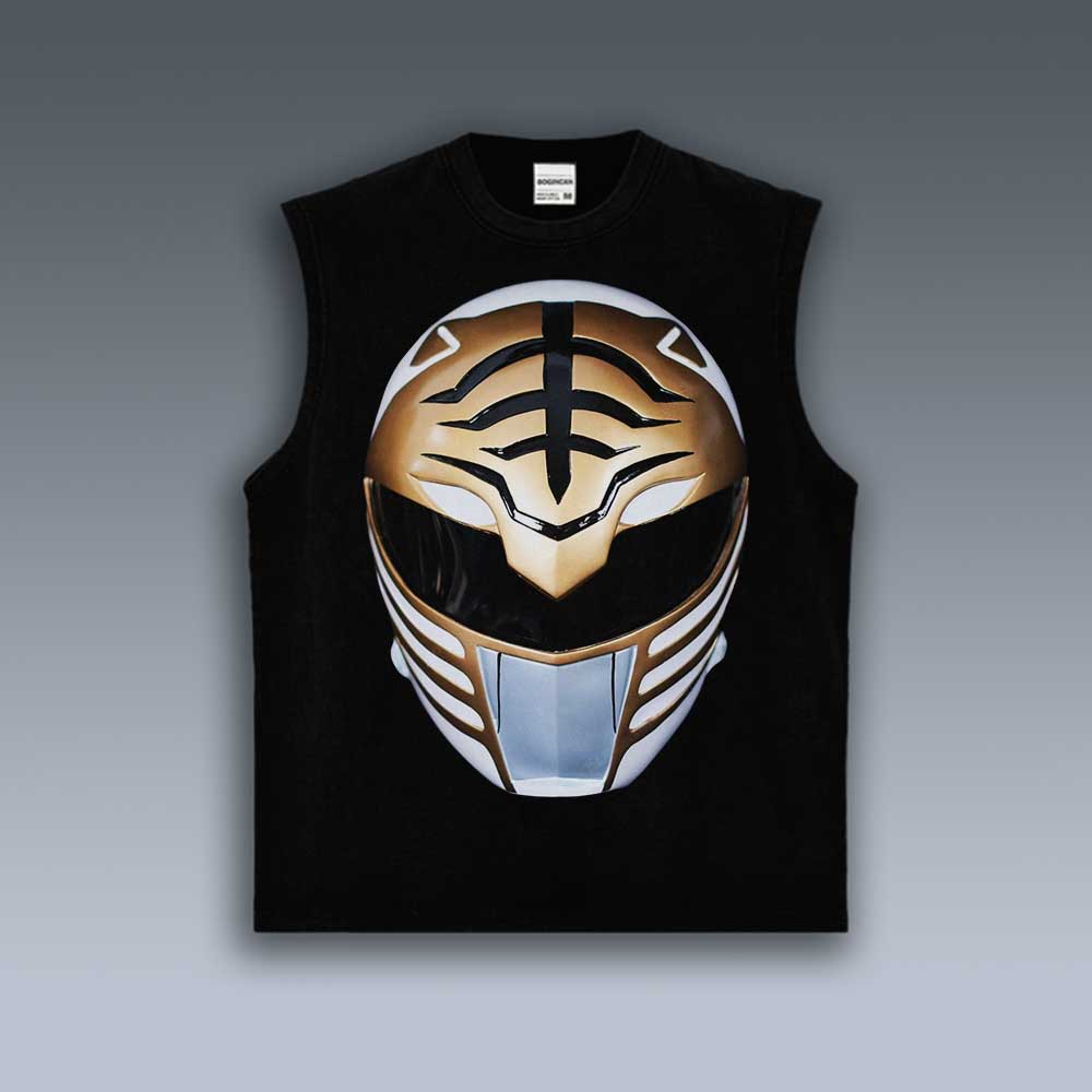VINTAGE TANK TOP | WHITE RANGER 6.25