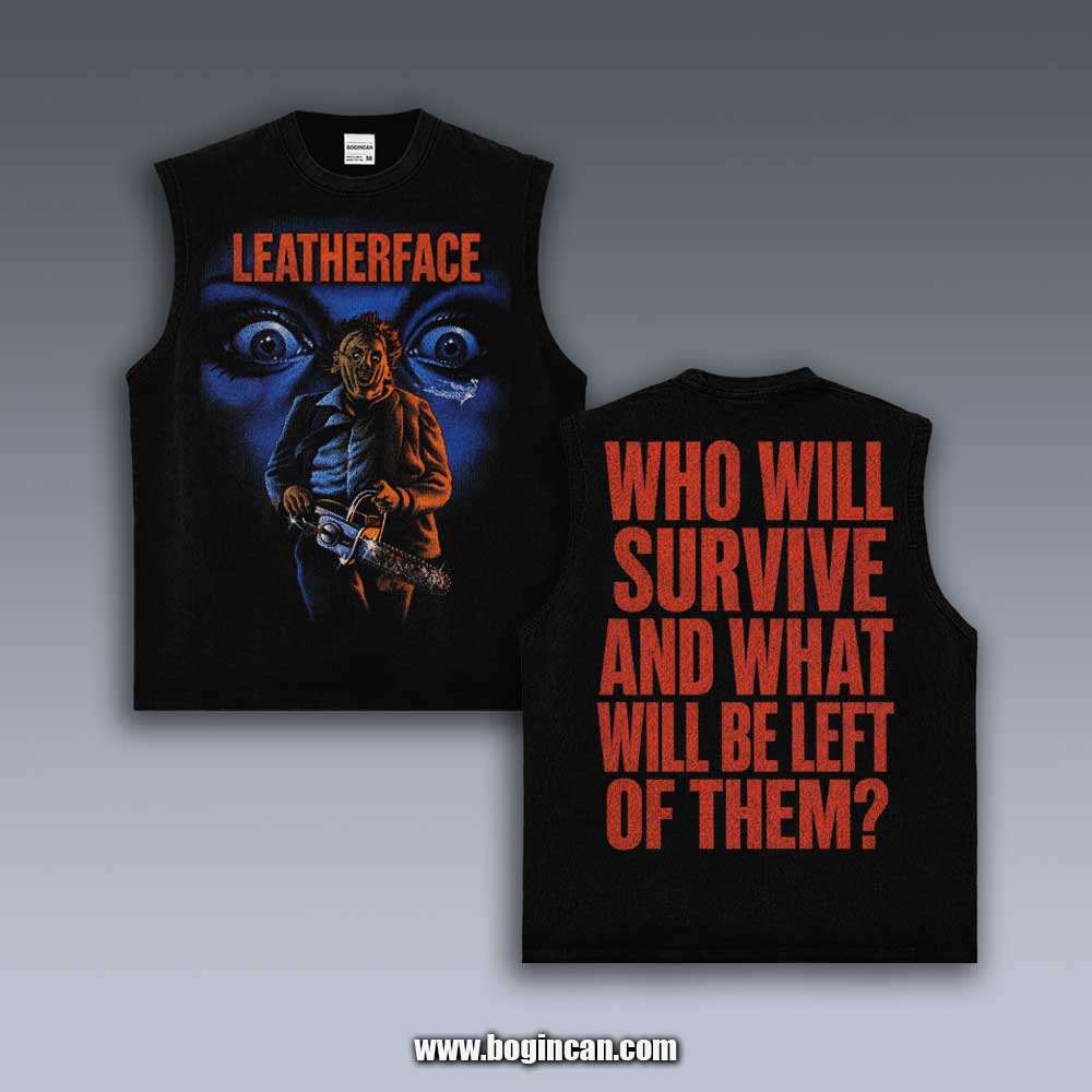 VINTAGE TANK TOP | LEATHERFACE 9.10.3