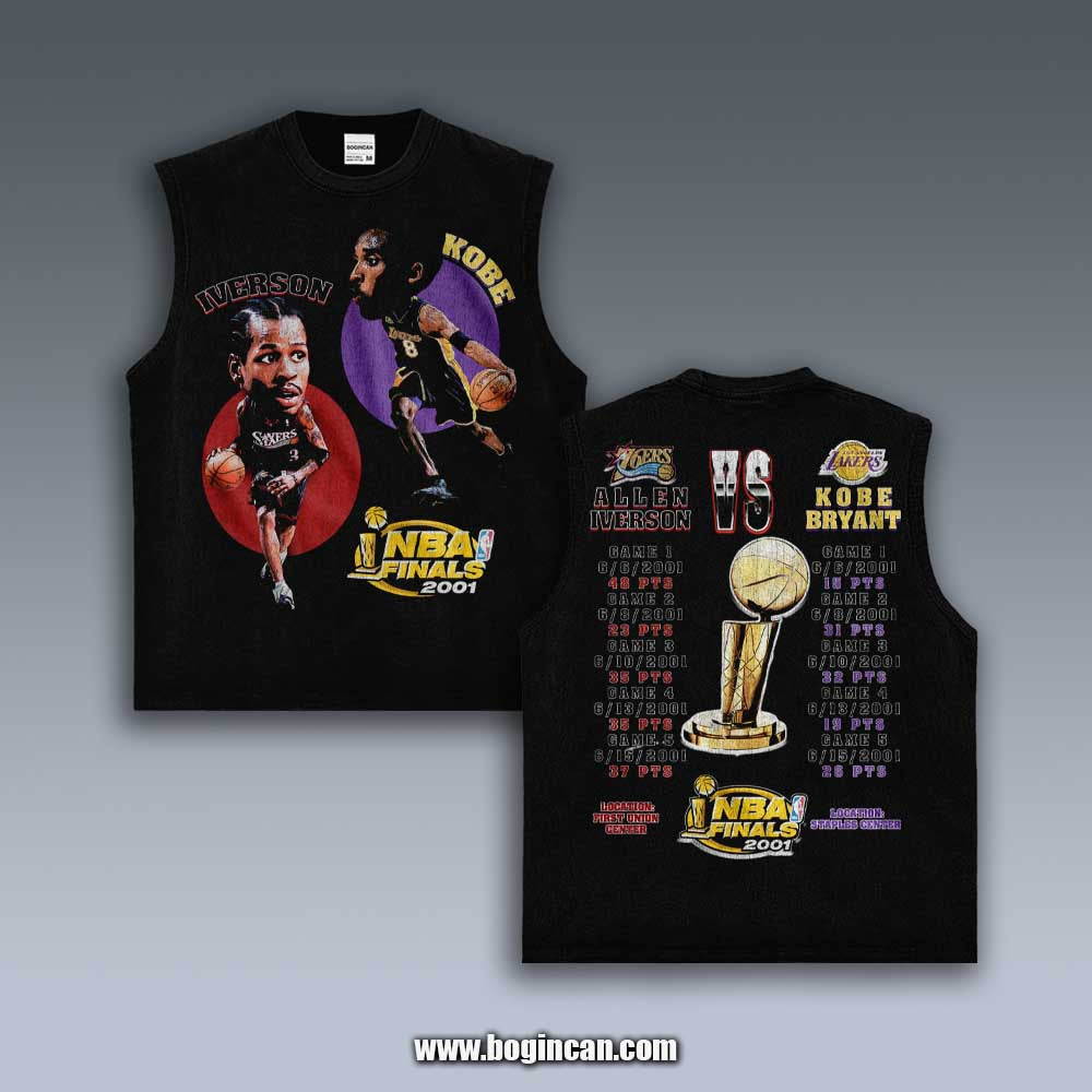 VINTAGE TANK TOP | KOBE VS. IVERSON BIG HEAD