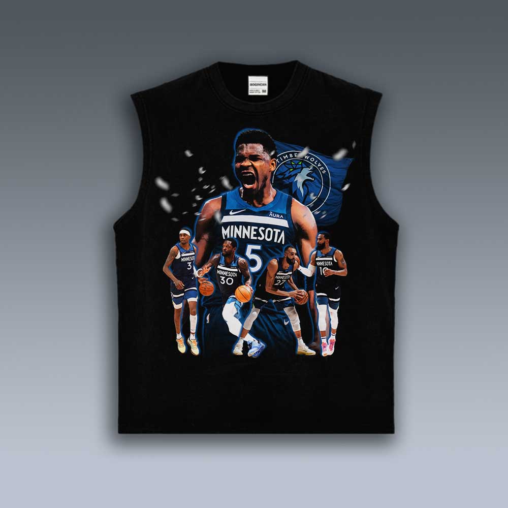 VINTAGE TANK TOP | 2025 TIMBERWOLVES 5.7