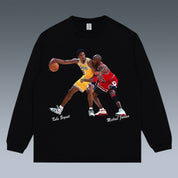 VINTAGE LONG SLEEVE TEE | KOBE & MICHAEL JORDAN