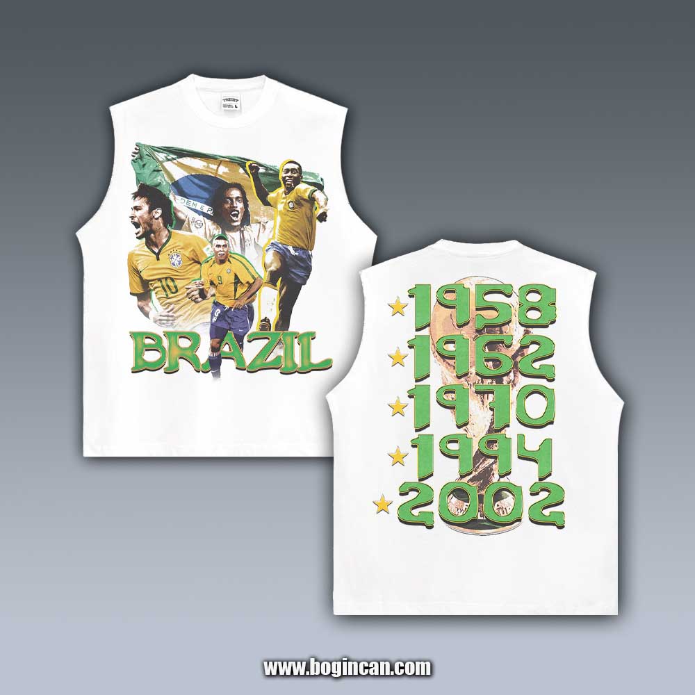 VINTAGE TANK TOP | BRAZIL WORLD CUP LEGACY 5.14
