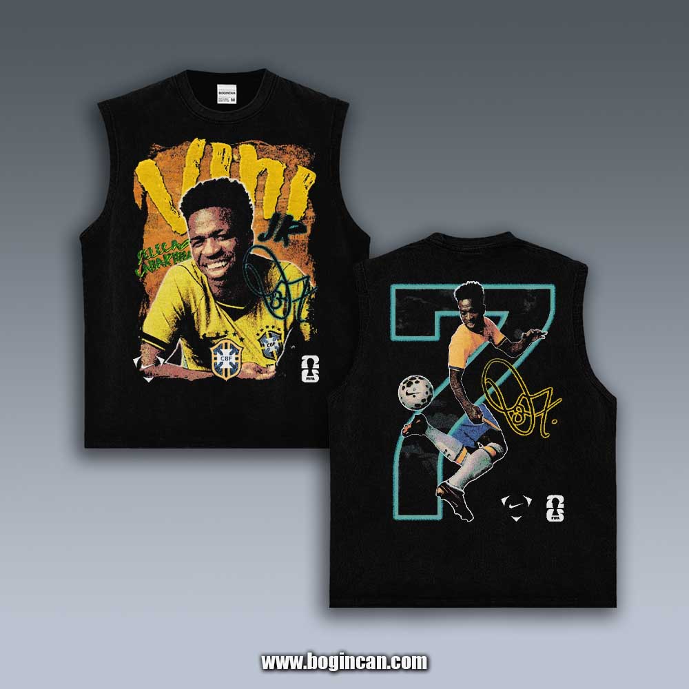 VINTAGE TANK TOP | VINI JR BRASIL WC26 6.8
