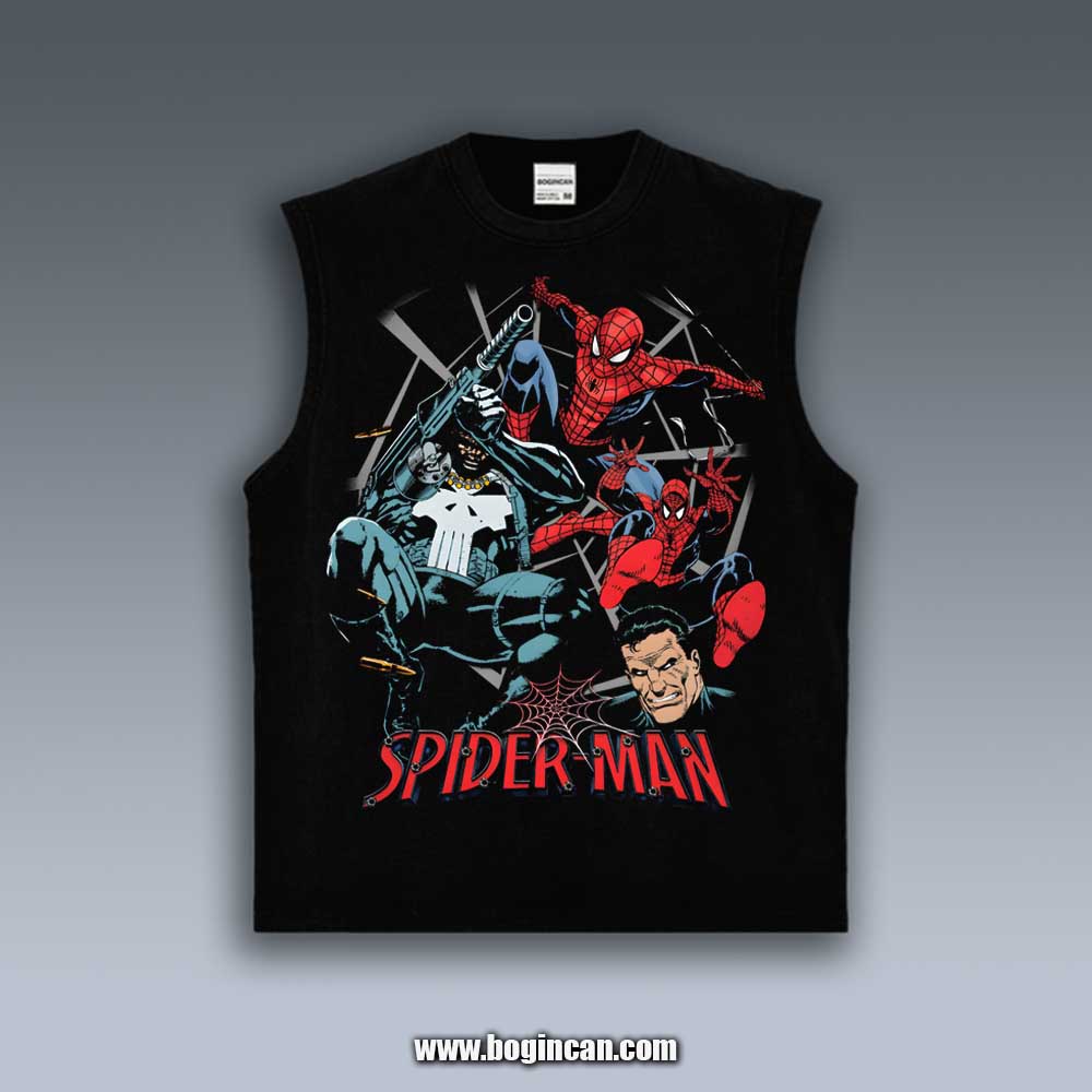 VINTAGE TANK TOP | SPIDER MAN AND PUNISHER V9.2