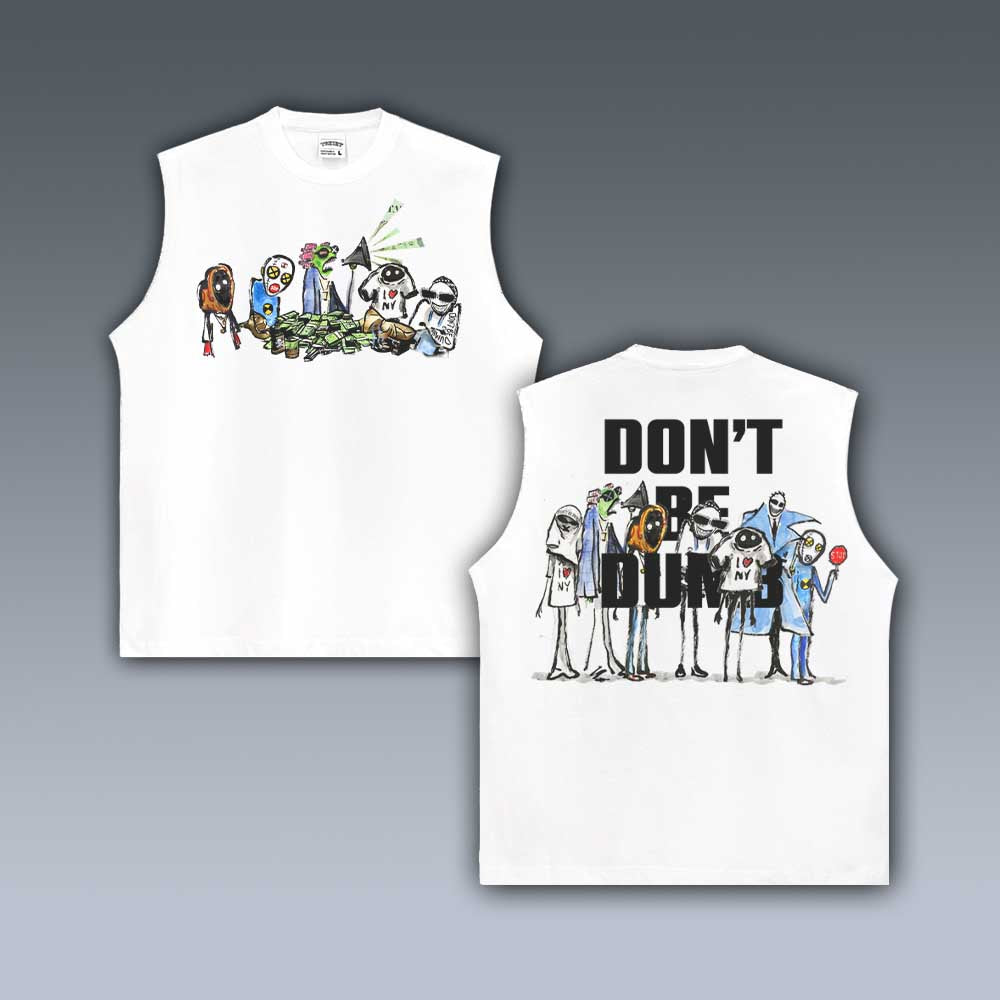 VINTAGE TANK TOP | DONT BE DUMB ASAP ROCKY V4