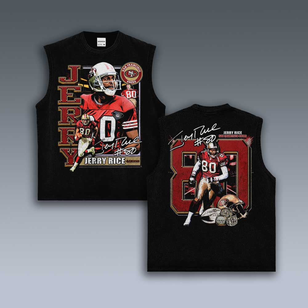 VINTAGE TANK TOP | JERRY RICE RINGS 9.1