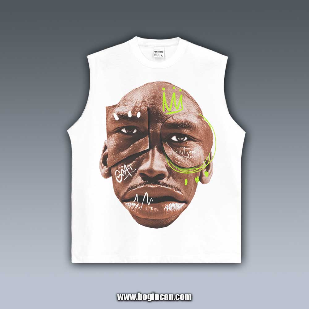 VINTAGE TANK TOP | MICHAEL JORDAN BIG HEAD V11.14