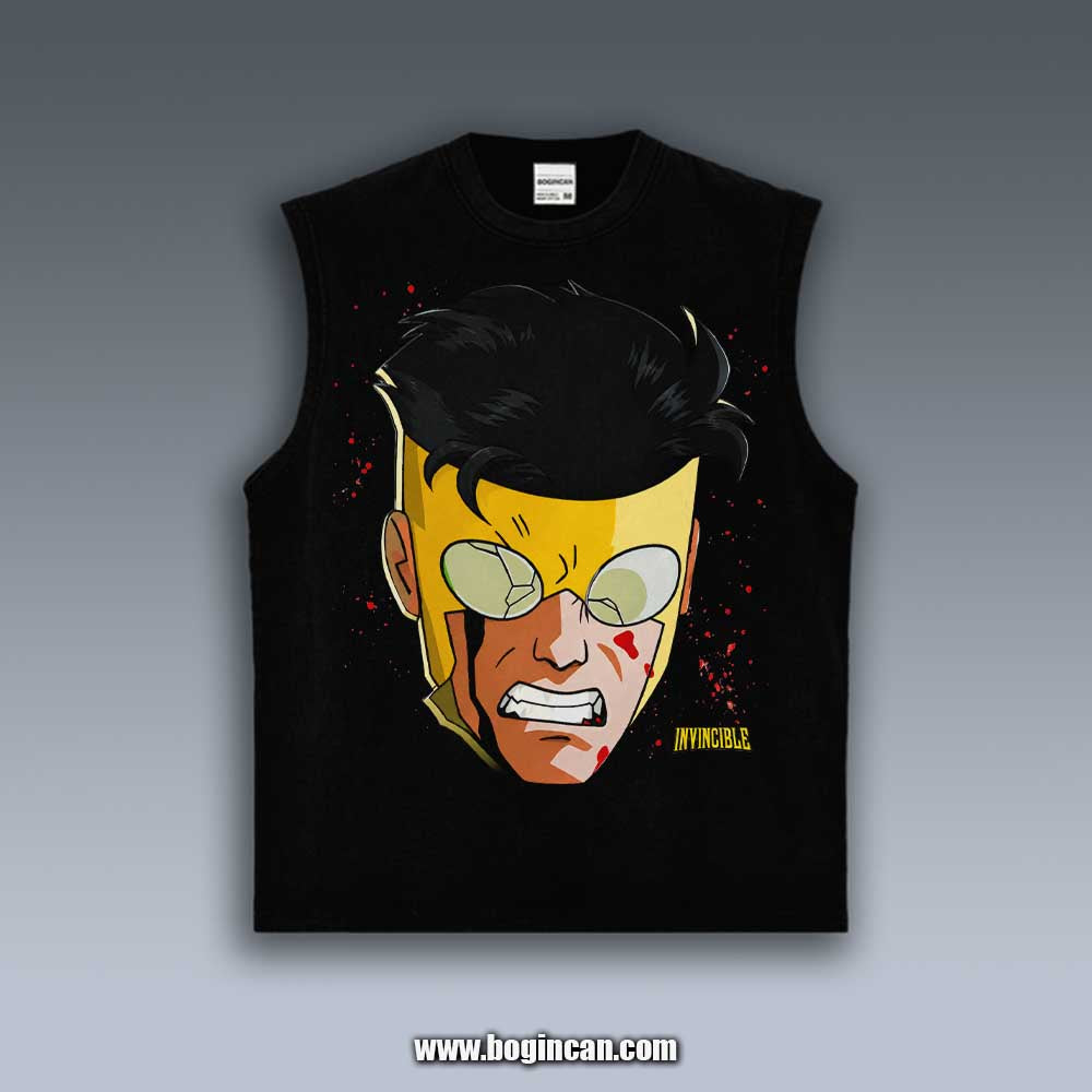 VINTAGE TANK TOP | BIG FACE INVINCIBLE