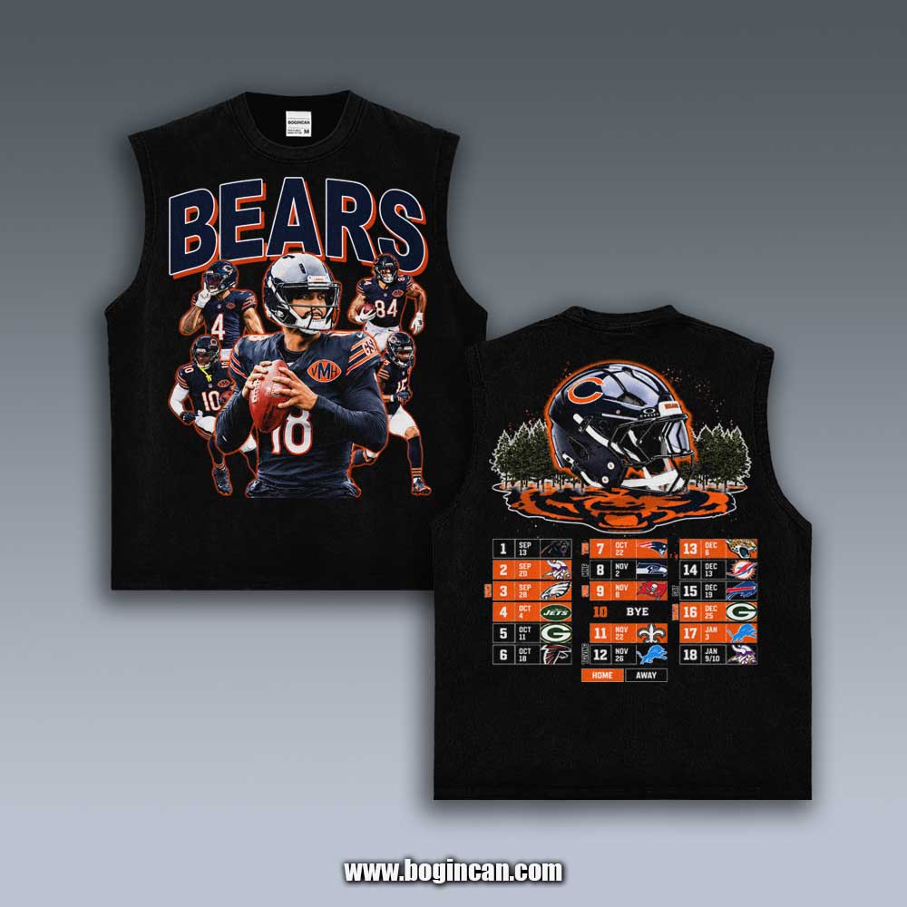 VINTAGE TANK TOP | 2026 CHICAGO BEARS 10.14