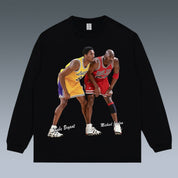 VINTAGE LONG SLEEVE TEE | KOBE& MICHAEL JORDAN