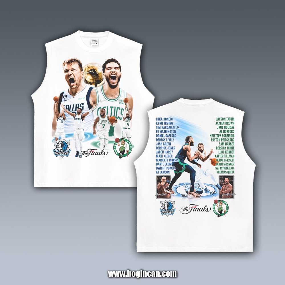 VINTAGE TANK TOP | 2024 FINALS CELTICS VS MAVERICKS