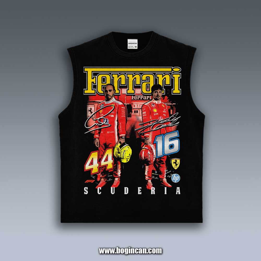 VINTAGE TANK TOP | SCUDERIA FERRARI DUO V6.17