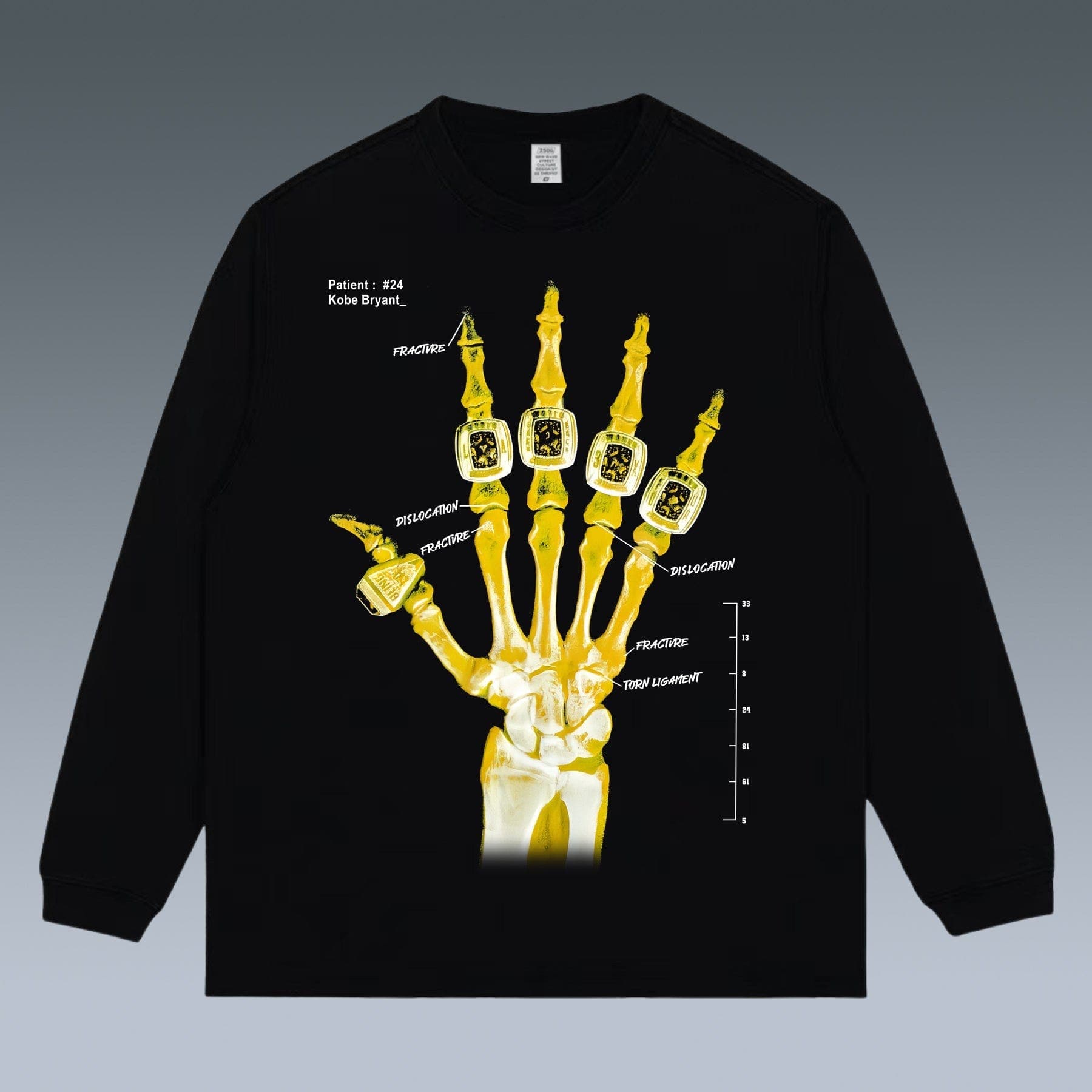 VINTAGE LONG SLEEVE TEE | KOBE X-RAY