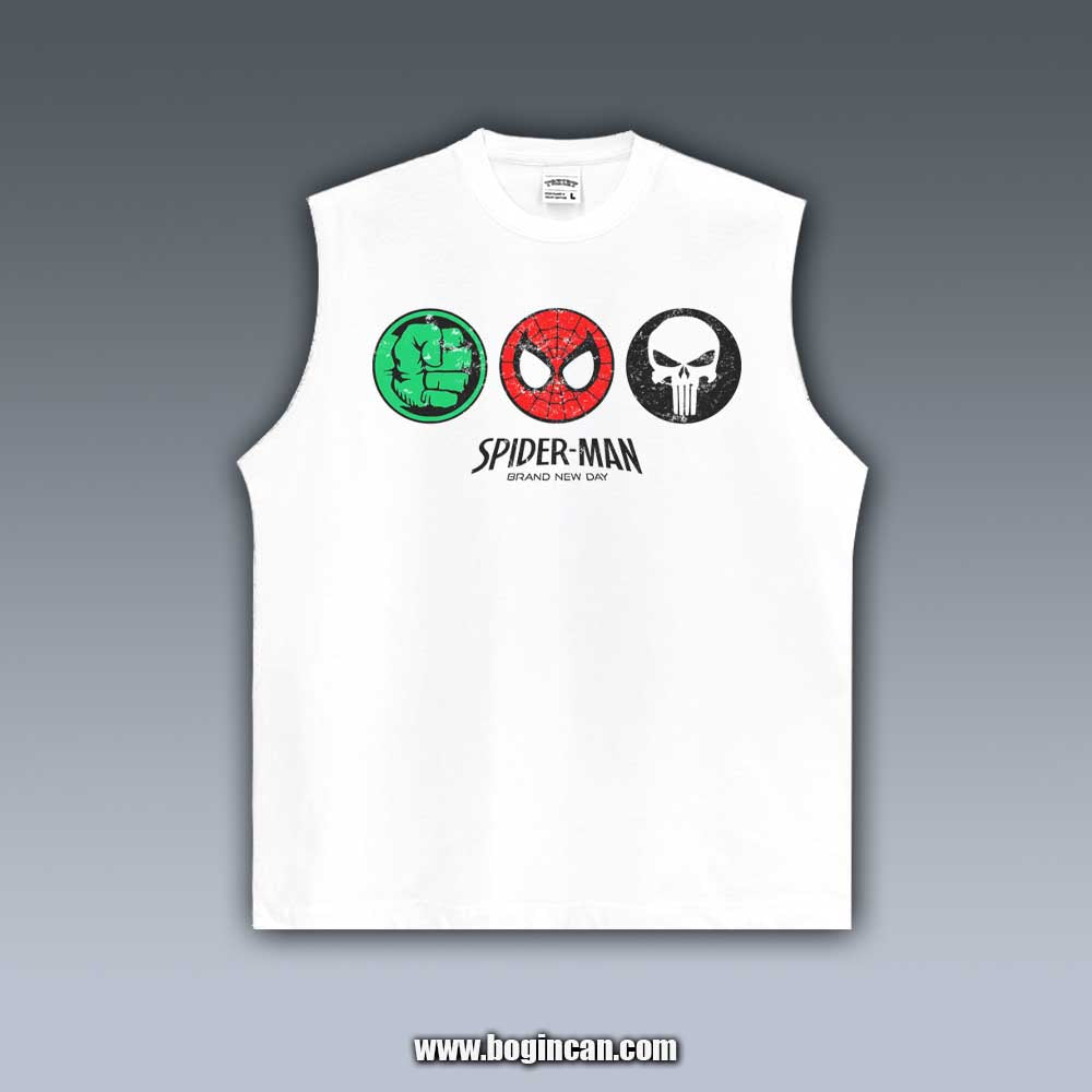 VINTAGE TANK TOP | SPIDERMAN TRIO 7.4