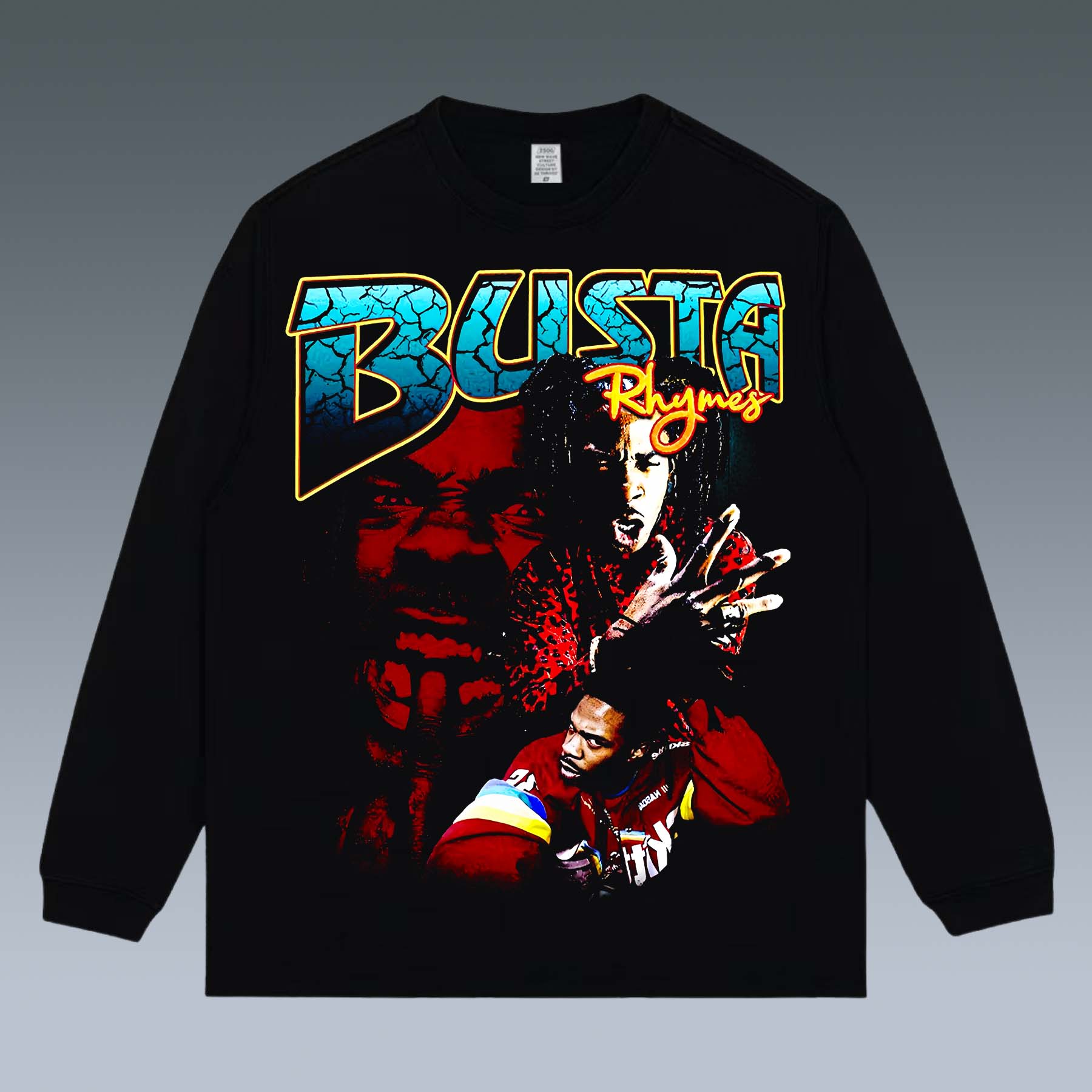 VINTAGE LONG SLEEVE TEE | BUSTA RHYMES