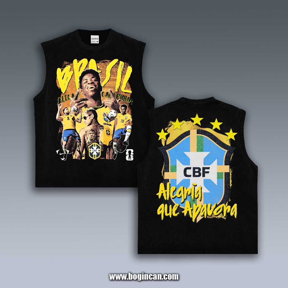 VINTAGE TANK TOP | BRASIL WC26 SELECAO CANARINHA 6.8