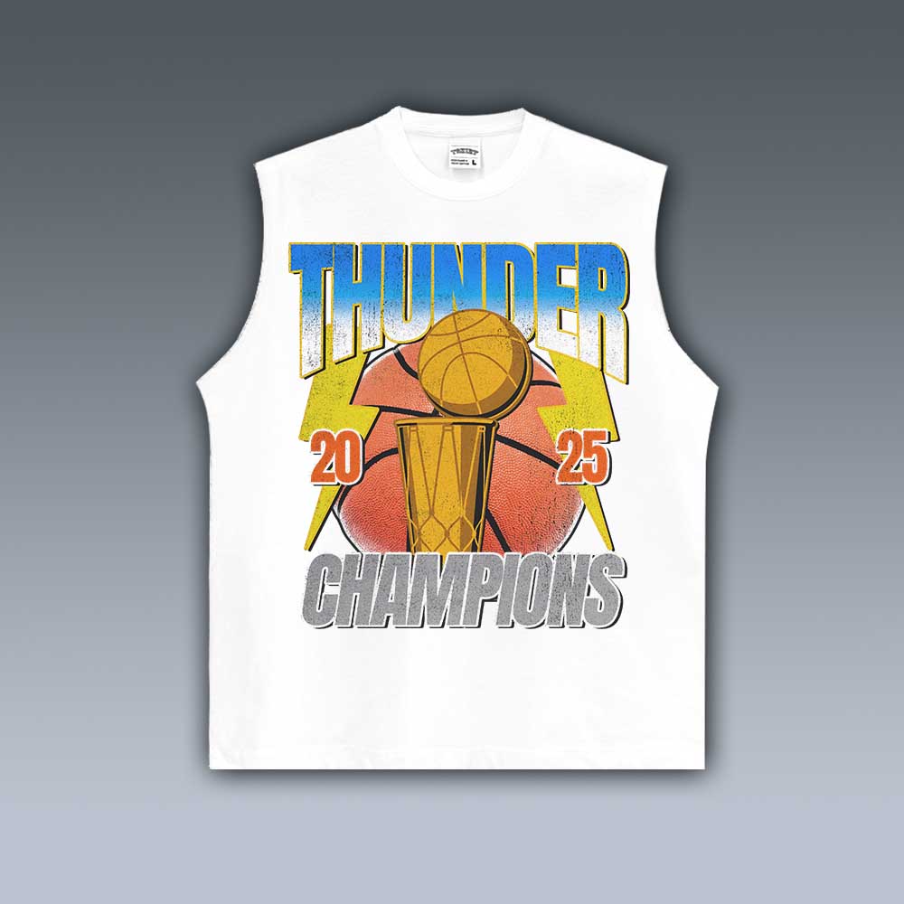 VINTAGE TANK TOP | OKC THUNDER CHAMPIONS 6.24