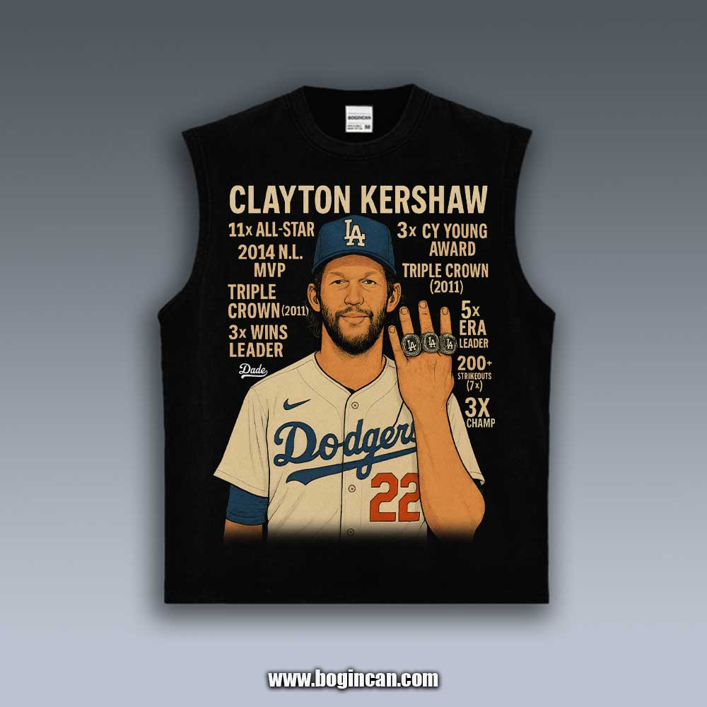 VINTAGE TANK TOP | CLAYTON KERSHAW V11.10