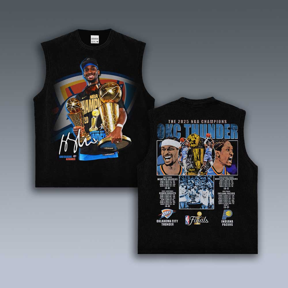 VINTAGE TANK TOP | OKC THUNDER CHAMPIONS 6.23.2