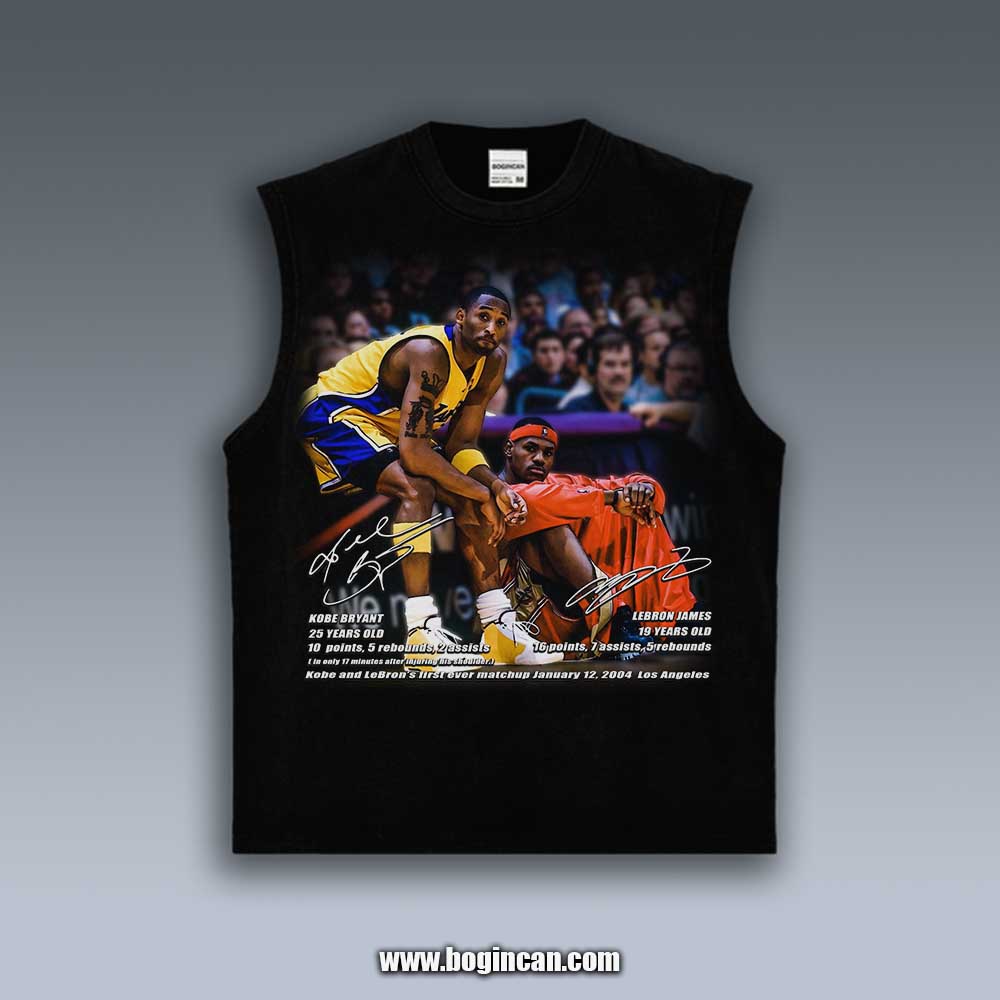 VINTAGE TANK TOP | KOBE AND LEBRON’S FIRST EVER MATCHUP