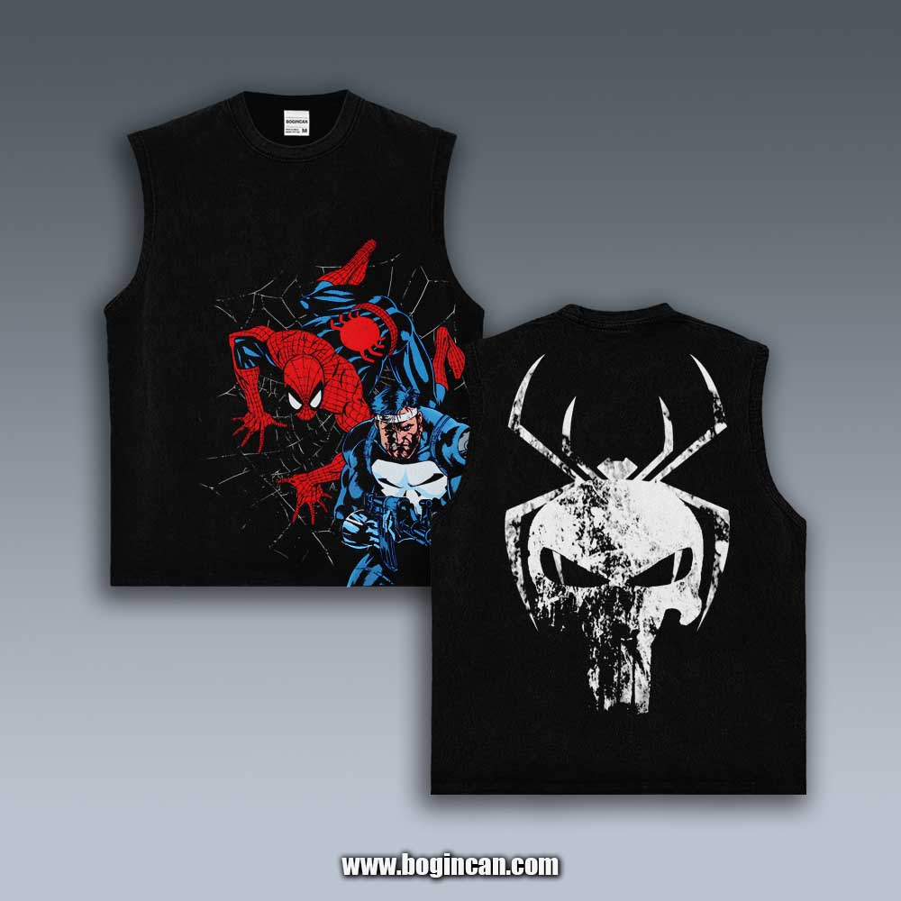 VINTAGE TANK TOP | SPIDEY & PUNISHER V7.23