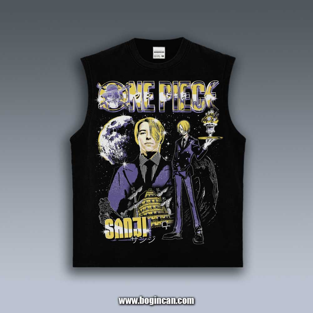 VINTAGE TANK TOP | ONE PIECE SANJI 4.4
