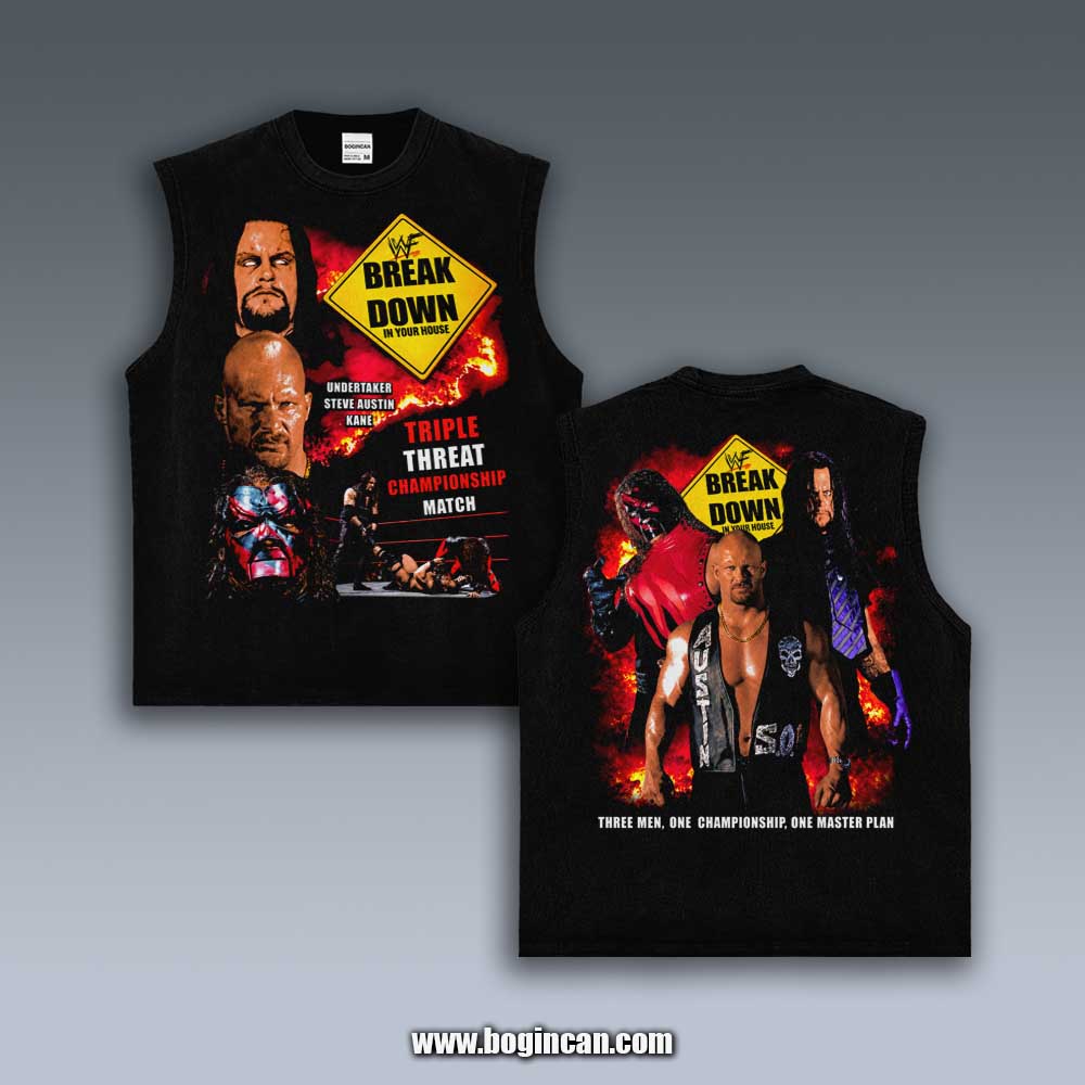VINTAGE TANK TOP | UNDERTAKER X STEVE AUSTIN X KANE 5.27
