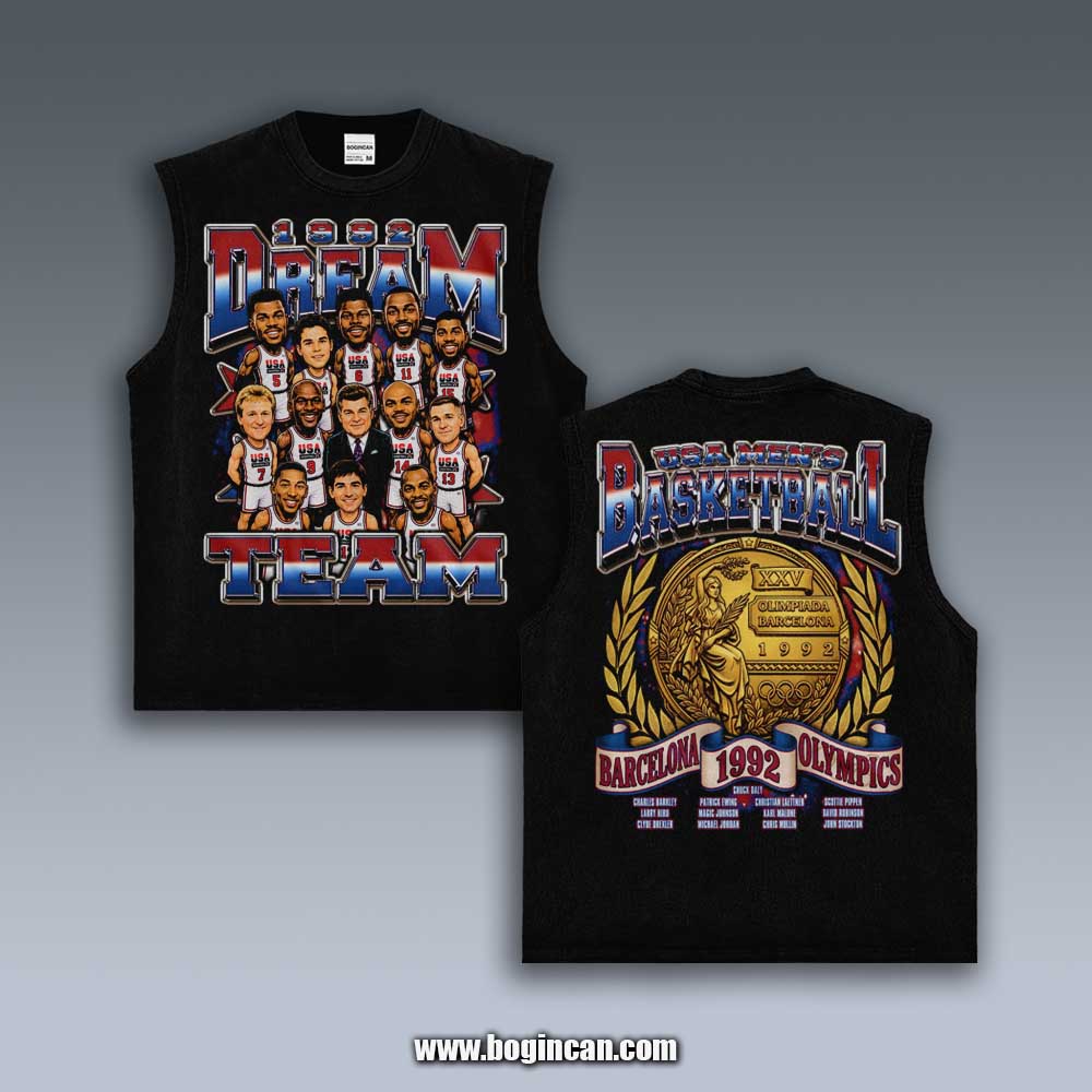 VINTAGE TANK TOP | DREAM TEAM BIG HEAD 7.4