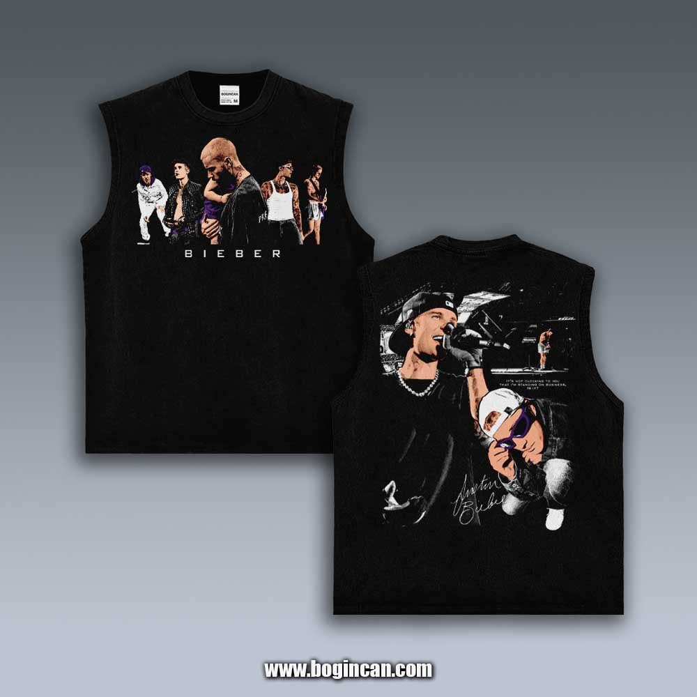 VINTAGE TANK TOP | JUSTIN BIEBER 3.25