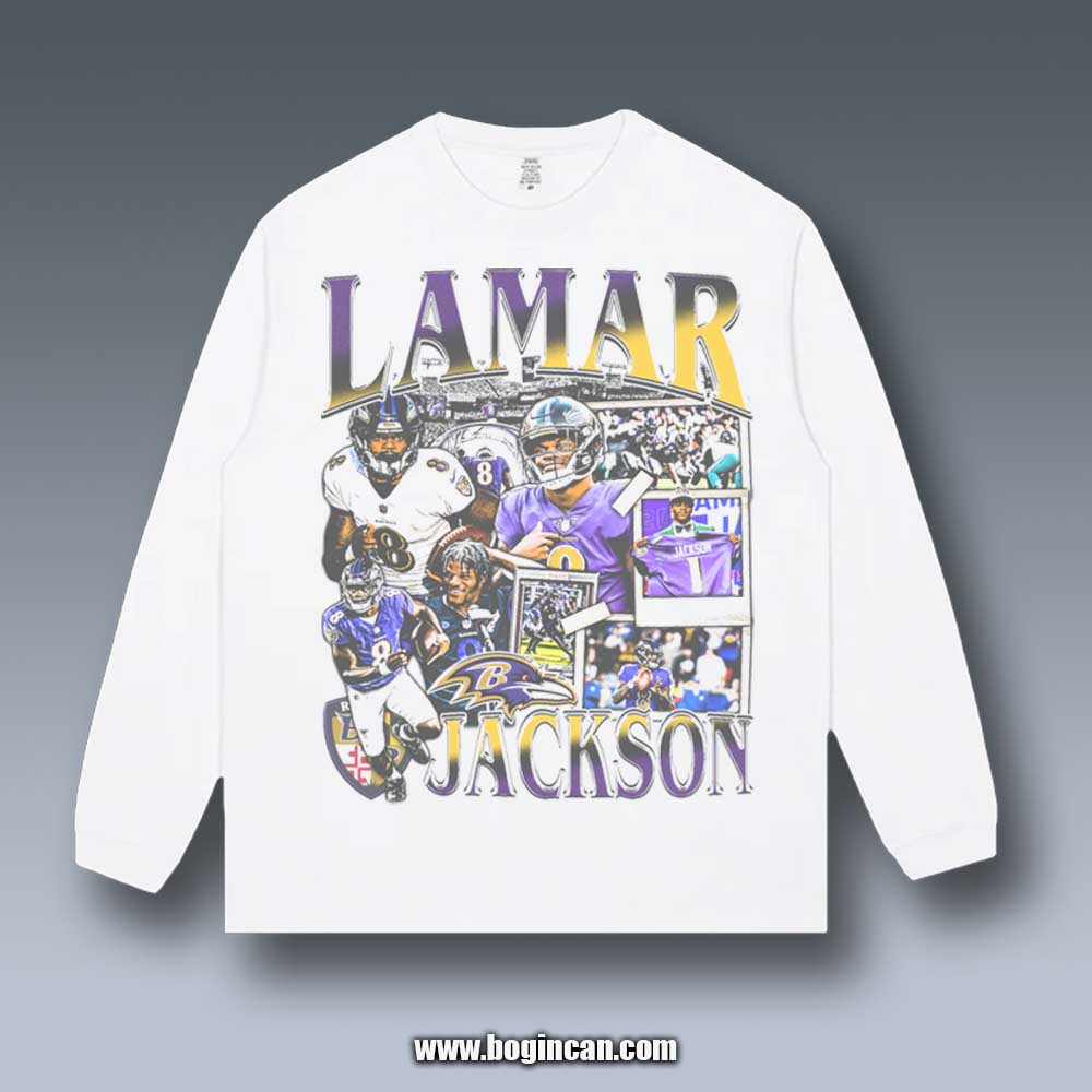 VINTAGE LONG SLEEVE TEE | LAMAR JACKSON 9.20