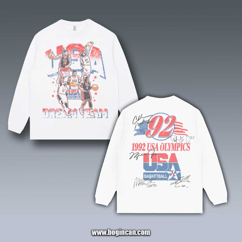 VINTAGE LONG SLEEVE TEE | 1992 USA TEAM 2.22