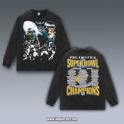 VINTAGE LONG SLEEVE TEE | SUPER BOWL LII CHAMPS-CEAGLES