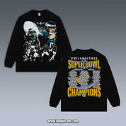 VINTAGE LONG SLEEVE TEE | SUPER BOWL LII CHAMPS-CEAGLES