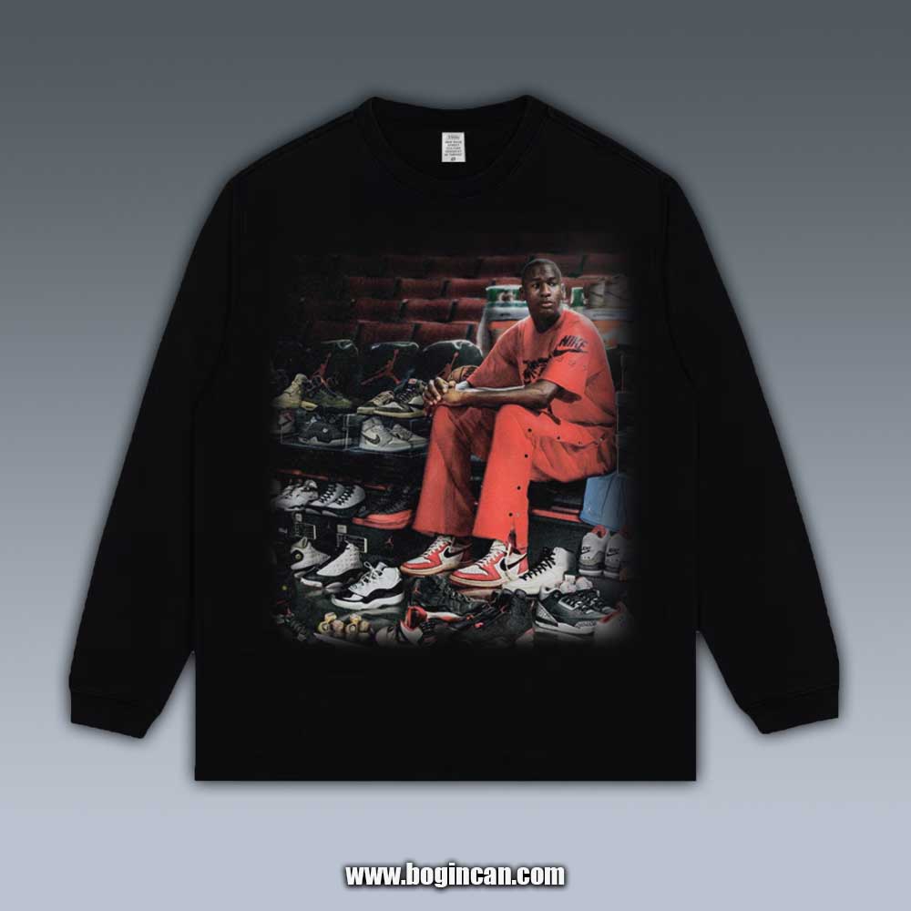 VINTAGE LONG SLEEVE TEE | MICHAEL JORDAN 3.26